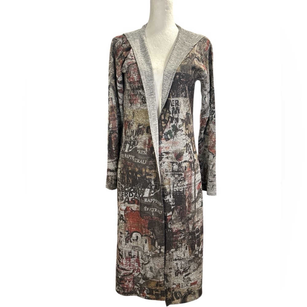 Inoah Stylish Women's Long Sleeve Printed Cardigan